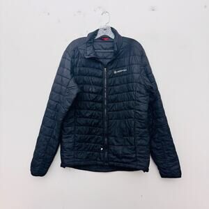 Kryptek Black Quilted Puffer Zip Up Jacket Men’s Size M